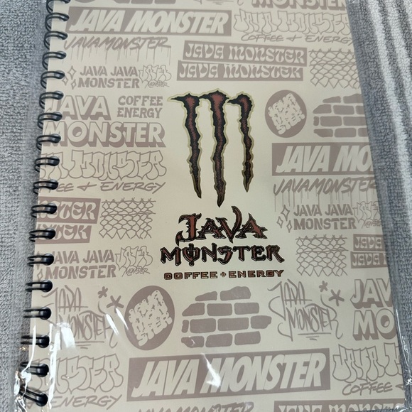Java Monster Coffee Energy Collector's Pin Set (4-Pack) and Journal New - Picture 3 of 4